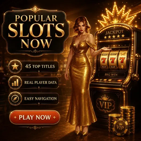 Elegante gastvrouw gebaart naar populaire Vipzino gokkasten in luxueuze casino-omgeving